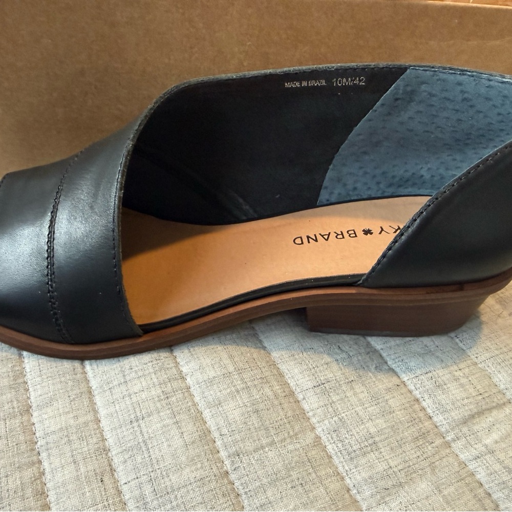 Lucky Brand Black Leather Loafers